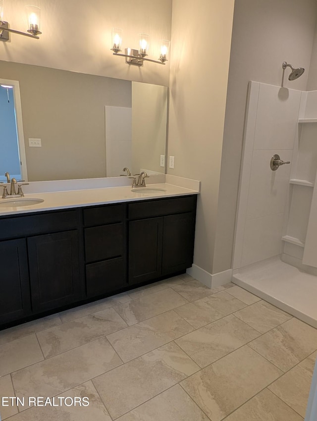 110 Roseberry St Lot 6B, Oak Ridge, TN 37830 - bathroom featuring double vanity and a shower