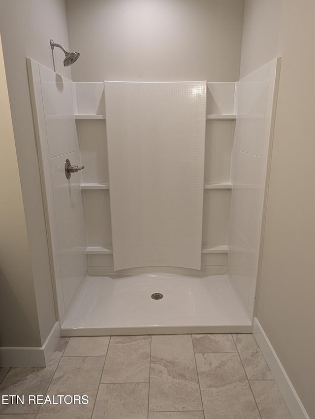 110 Roseberry St Lot 6B, Oak Ridge, TN 37830 - full bathroom featuring a shower stall and baseboards
