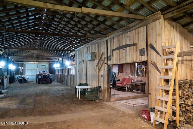 view of stable