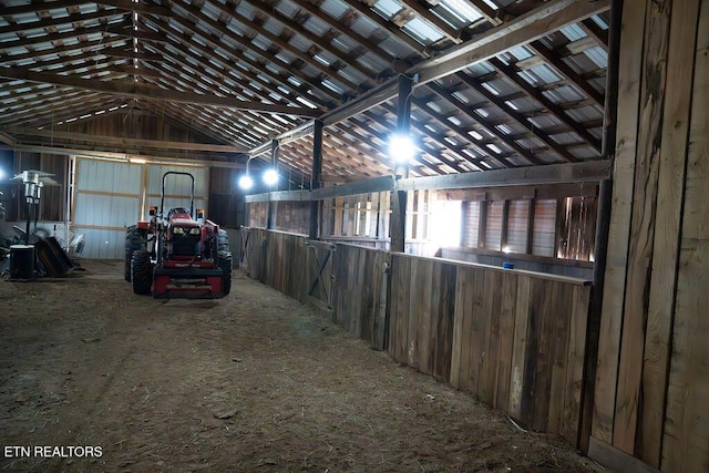 view of horse barn