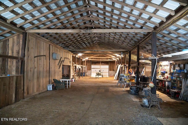 view of stable