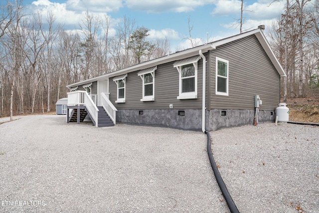 101 Woods Hollow Ln, Crossville, TN 38571 - view of side of property with stairway
