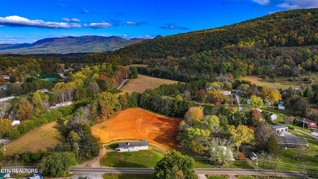 3177 Old Newport Hwy, Sevierville, TN 37876 - bird's eye view of a heavily wooded area and a mountain backdrop
