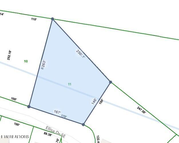 241 SE Ellisa Dr, Cleveland TN, 37323 land for sale