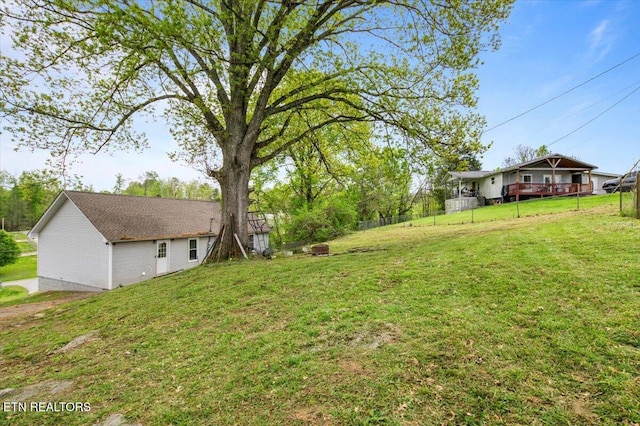 174 Sandy Hill Rd, Lafollette, TN 37766 - view of yard featuring fence
