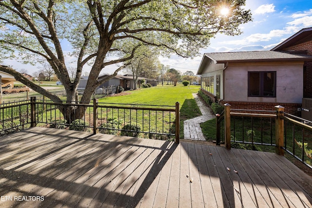 212 Douglas Ave, Sweetwater, TN 37874 - wooden terrace featuring a lawn