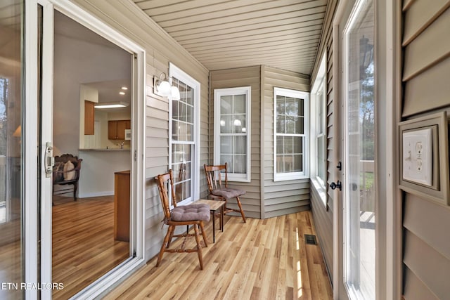 222 Pomeroy Dr, Crossville, TN 38558 - sunroom featuring french doors and visible vents