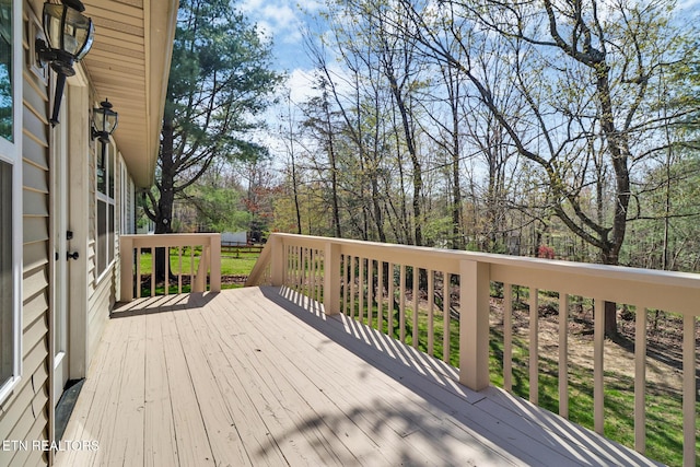222 Pomeroy Dr, Crossville, TN 38558 - view of wooden terrace