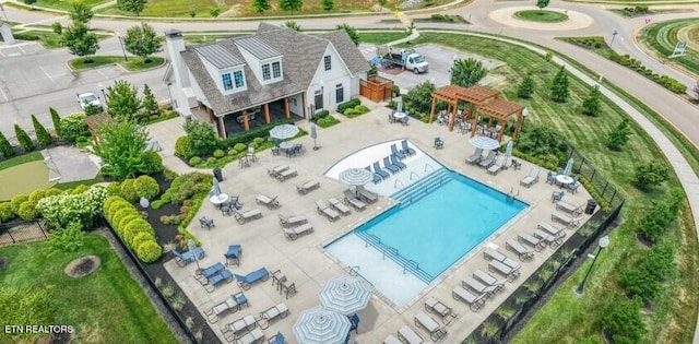 12751 Baltica Ln, Farragut, TN 37934 - view of subject property with a pool area