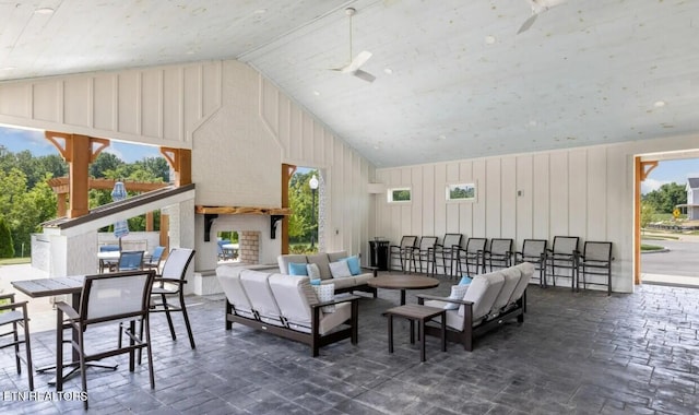 12751 Baltica Ln, Farragut, TN 37934 - view of patio with an outdoor hangout area and outdoor dining area