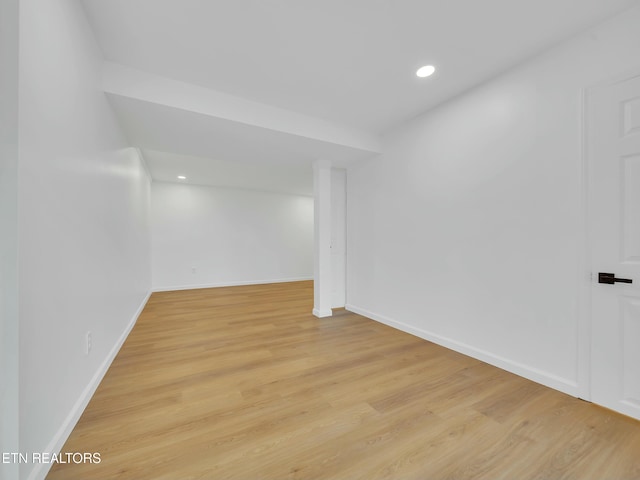 2249 Knollcrest Ln, Knoxville, TN 37920 - spare room featuring baseboards and light wood-style floors