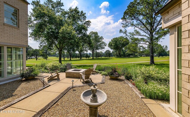 11901 S Fox Den Dr, Knoxville, TN 37934 - view of patio featuring view of golf course