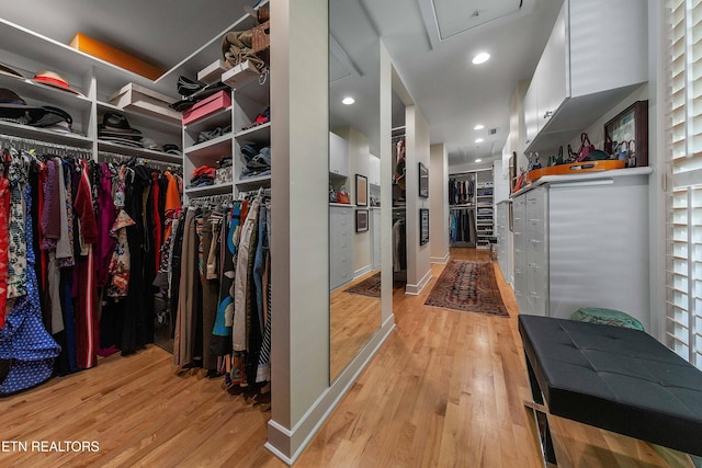 11901 S Fox Den Dr, Knoxville, TN 37934 - spacious closet with light wood finished floors