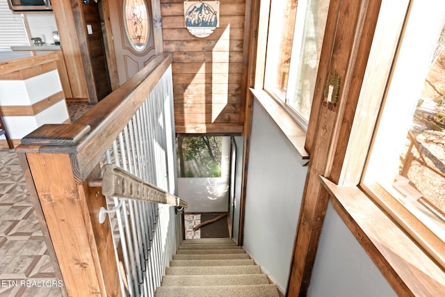 view of staircase