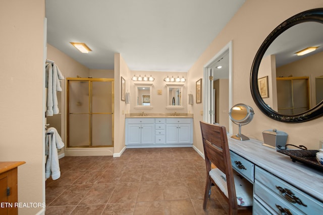 12 Wessex Ct, Crossville, TN 38558 - full bath with vanity, a stall shower, and baseboards
