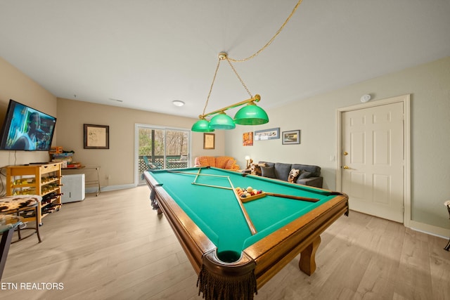 12 Wessex Ct, Crossville, TN 38558 - playroom featuring baseboards, billiards, and light wood-style floors
