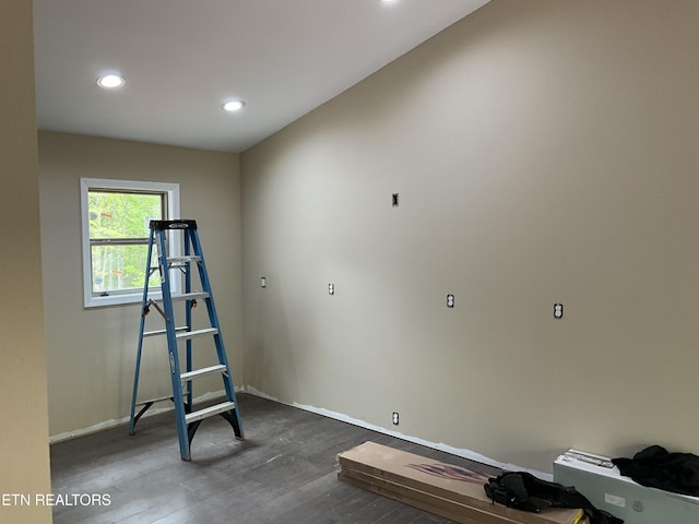 10 T Pl, Monterey, TN 38574 - exercise area with wood finished floors, recessed lighting, and baseboards
