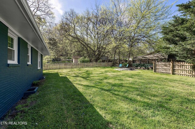 201 Farlow Dr, Knoxville, TN 37934 - view of yard featuring a fenced backyard