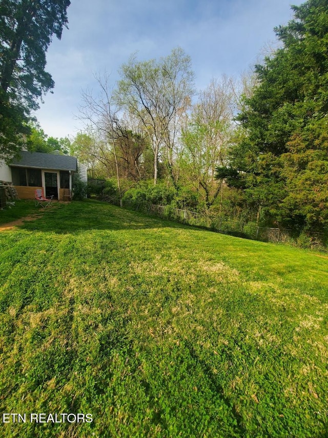 view of yard