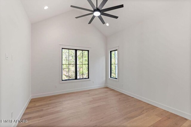 788 Blackberry Ridge Rd, Lenoir City, TN 37772 - unfurnished room with baseboards, light wood-type flooring, and a ceiling fan