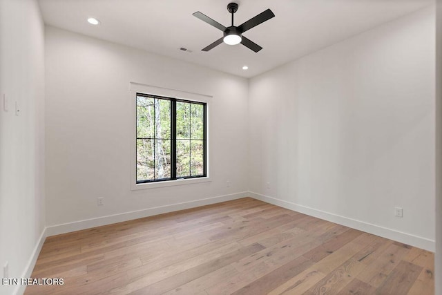 788 Blackberry Ridge Rd, Lenoir City, TN 37772 - unfurnished room featuring baseboards, light wood finished floors, and ceiling fan