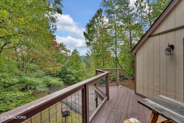 view of deck