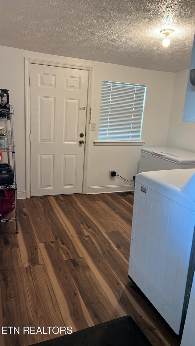 798 Lawson Rd, Crossville, TN 38571 - washroom with dark wood-type flooring and a textured ceiling