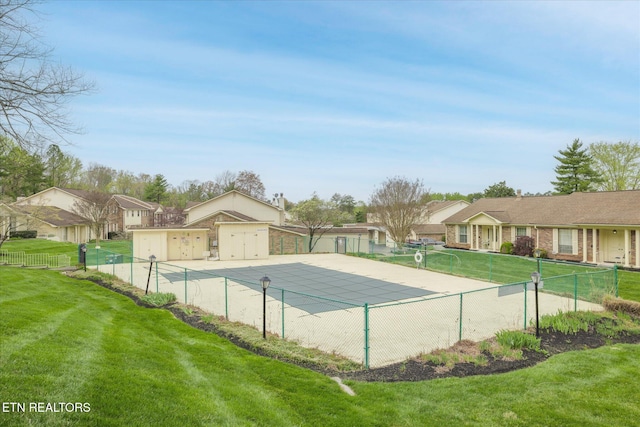 7914 Gleason Dr Unit 1145, Knoxville, TN 37919 - pool featuring fence, a residential view, and a lawn