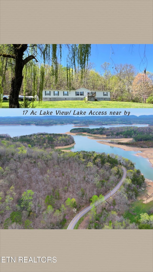 801 Lakeway Rd, Morristown, TN 37814 - view of yard featuring a water view