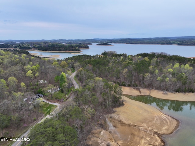 801 Lakeway Rd, Morristown, TN 37814 - aerial view with a wooded view and a water view