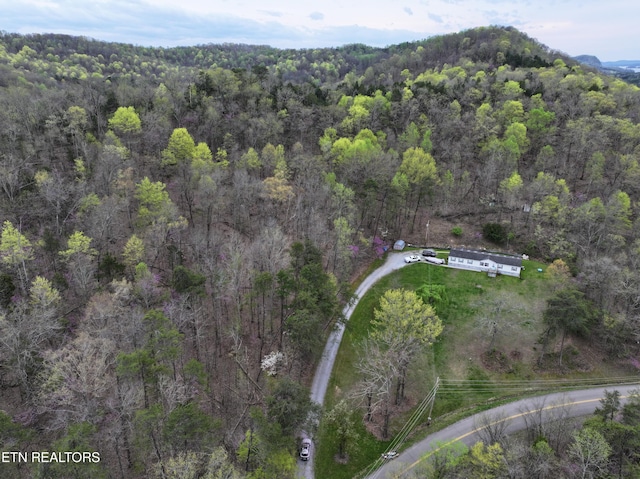 801 Lakeway Rd, Morristown, TN 37814 - aerial view featuring a view of trees