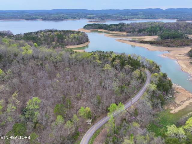 801 Lakeway Rd, Morristown, TN 37814 - aerial view featuring a water view and a view of trees