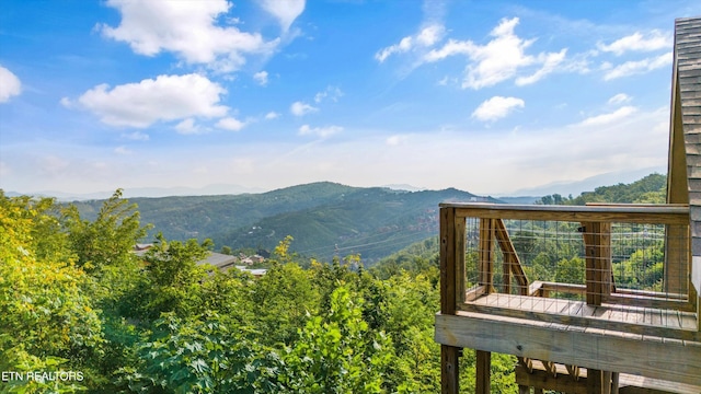 view of mountain feature