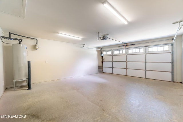 5925 Knox Hill Way, Knoxville, TN 37912 - garage featuring water heater and a garage door opener