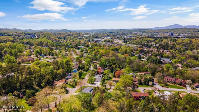 230 Briarcliff Ave, Oak Ridge, TN 37830 - bird's eye view featuring a mountain view and a residential view