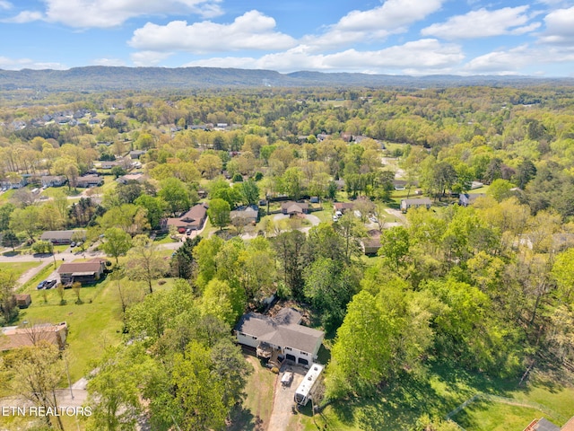 9204 Chamaeleon Trl, Harrison, TN 37341 - bird's eye view featuring a mountain view and a view of trees