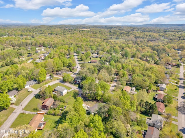 9204 Chamaeleon Trl, Harrison, TN 37341 - drone / aerial view featuring a wooded view