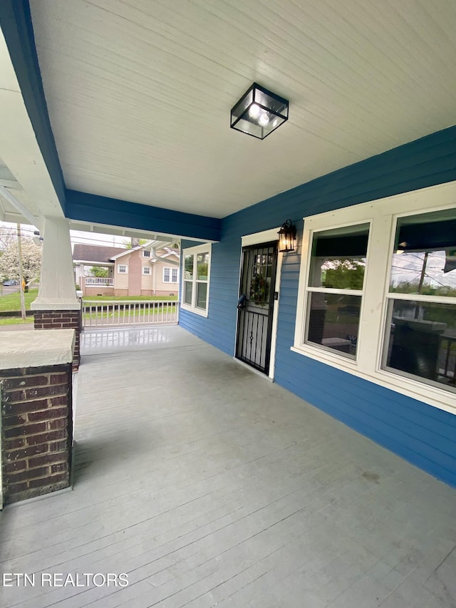 view of patio / terrace featuring a porch