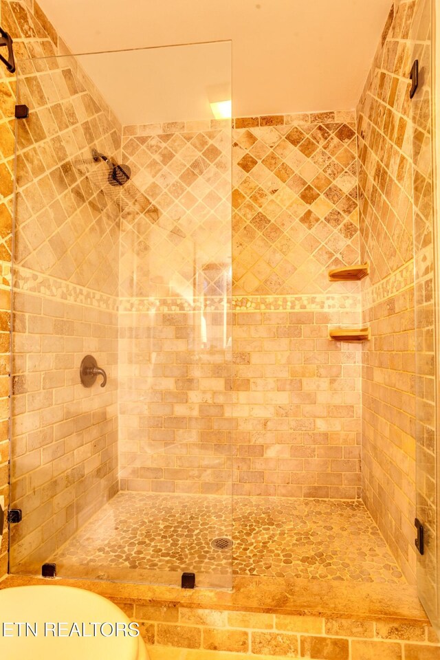 3835 SW Keowee Ave, Knoxville, TN 37919 - bathroom featuring tiled shower