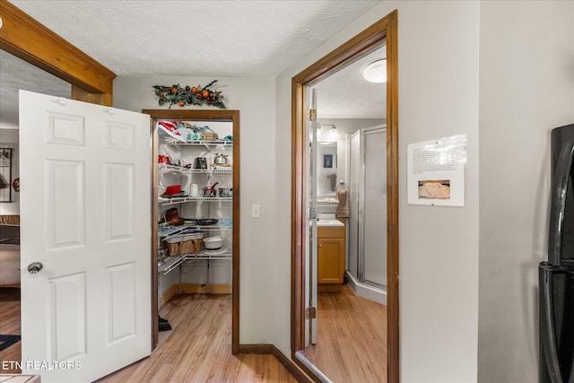 storage area with a sink