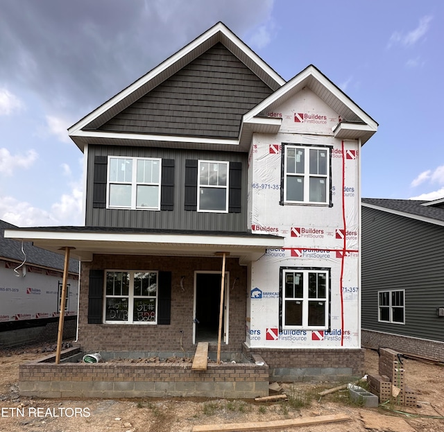 528 Broadberry Ave Lot 27B, Oak Ridge, TN 37830 - property in mid-construction featuring a porch