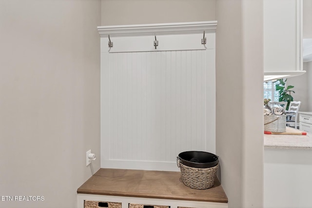 view of mudroom