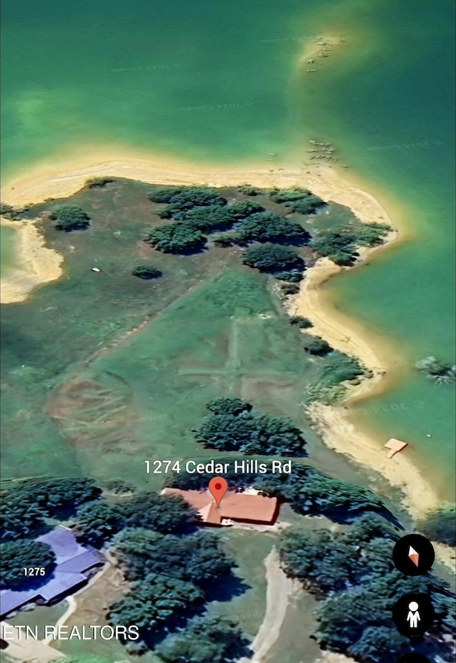 1274 Cedar Hills Rd, Dandridge, TN 37725 - aerial view of property and surrounding area