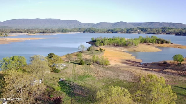 1274 Cedar Hills Rd, Dandridge, TN 37725 - water view featuring a mountainous background