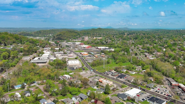 aerial view with a view of trees