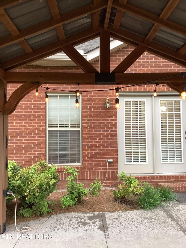 11608 San Martin Ln, Knoxville, TN 37934 - property entrance with brick siding