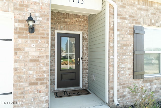 1133 Beacon Rd, Sevierville, TN 37876 - doorway to property with brick siding