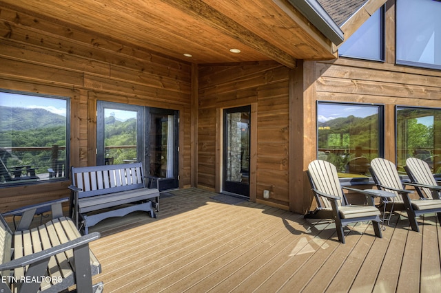 3505 Mountain Tyme Way, Sevierville, TN 37862 - view of wooden terrace