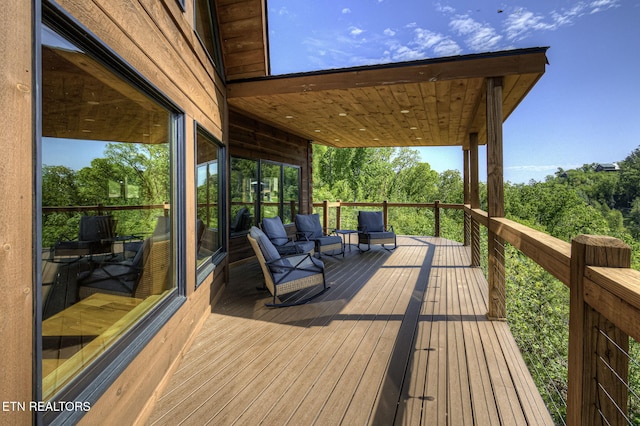 3505 Mountain Tyme Way, Sevierville, TN 37862 - view of wooden terrace