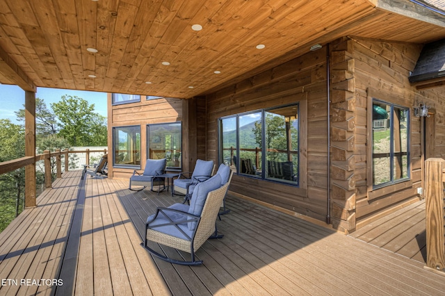 3505 Mountain Tyme Way, Sevierville, TN 37862 - view of wooden deck